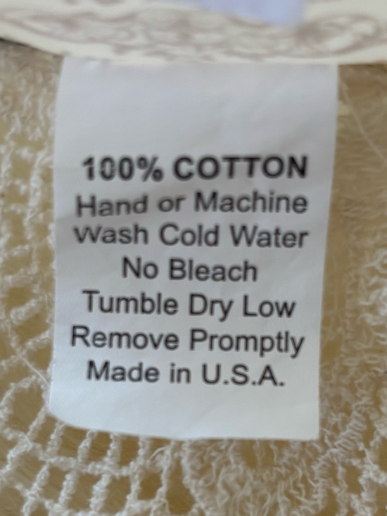 American Vintage Crochet Maxi Slip Dress Women’s Small Cream with Floral trim - Picture 13 of 16